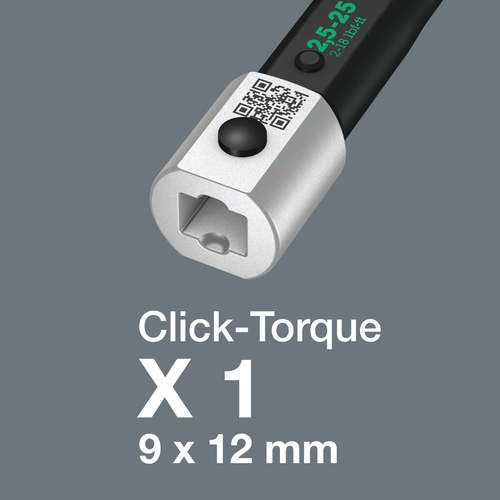 מפתח מומנט קליק טורק X 1 למפתח פתוח 2.5-25 Nm