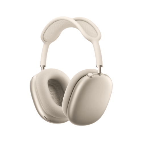 אוזניות אלחוטיות Apple Air Pods Max 2024, לבן פנינה, שנה אחריות, יבואן רשמי