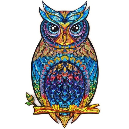 פאזל עץ Unidragon בצורות מיוחדות Charming Owl size S