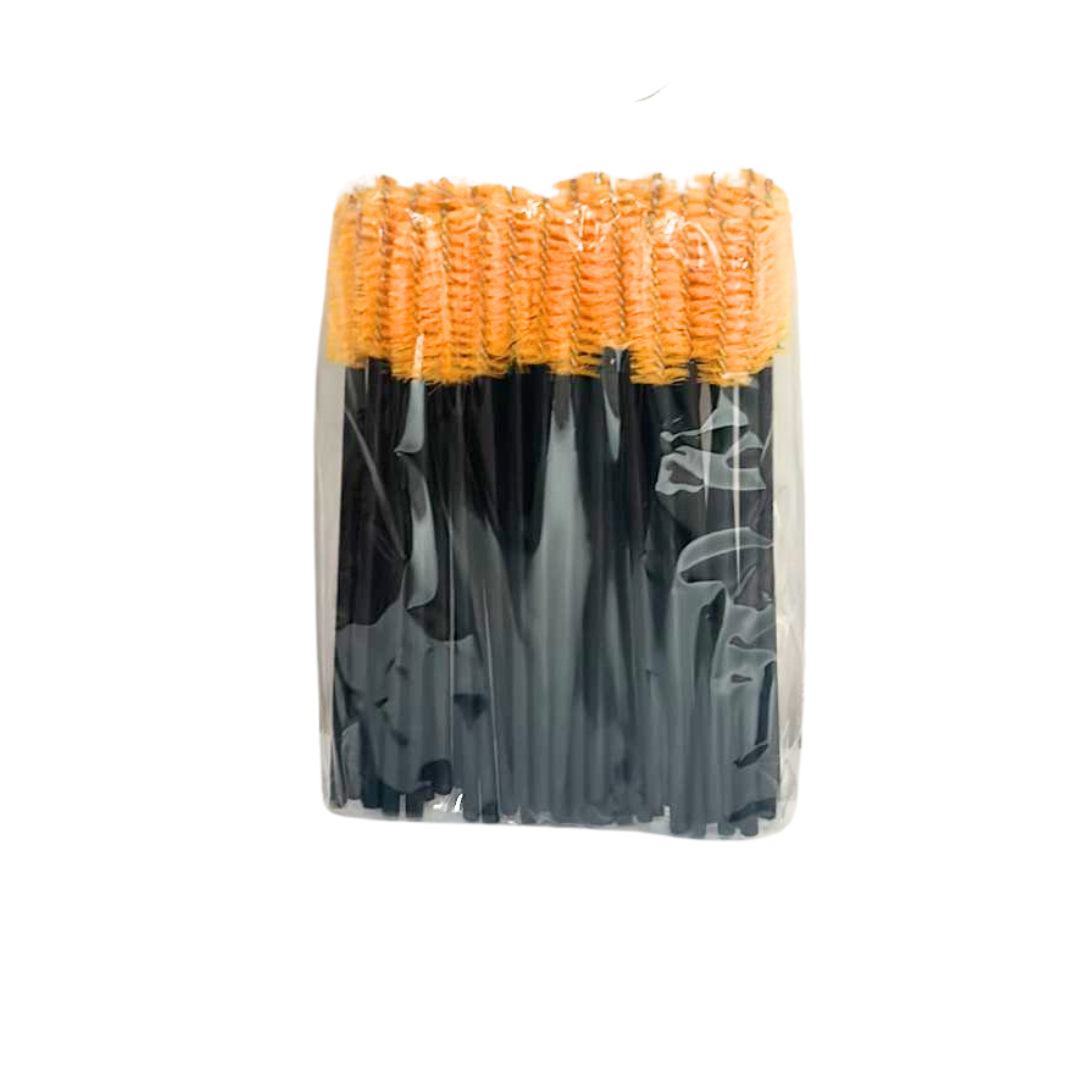 חבילה 25 יח מסרק לריסים צבע צהוב