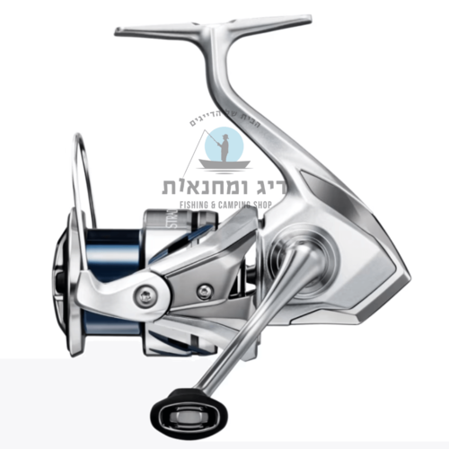 רולר דייג Shimano Stradic 2000 קומפקטי וקל משקל, מיועד לדיג אולטרה לייט ודיג במים מתוקים, בעיצוב כסוף יוקרתי עם ביצועים חלקים במיוחד
