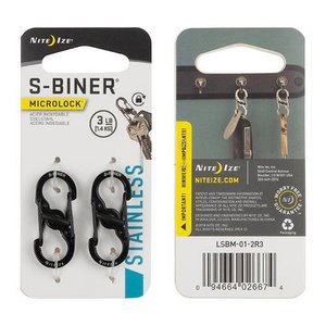 קרבינר S-Biner MicroLock - NITE IZE