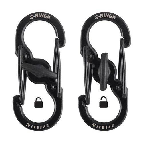 קרבינר  S-Biner MicroLock - NITE IZE