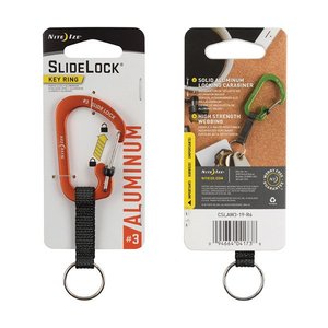 קרבינר אלומיניום SlideLock® Key Ring Aluminum - Nite Ize