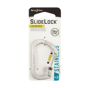 קרבינר SlideLock® Carabiner Stainless Steel #3 - Nite Ize