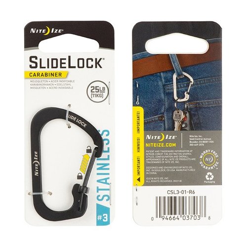קרבינר SlideLock® Carabiner Stainless Steel #3 - Nite Ize