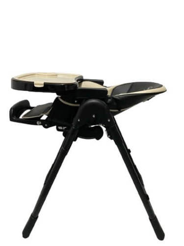 כיסא אוכל בייבי בוס פלומה מהדורה מיוחדת Santa Barbara Polo & Racquet Club צבע שחור שילוב שמנת