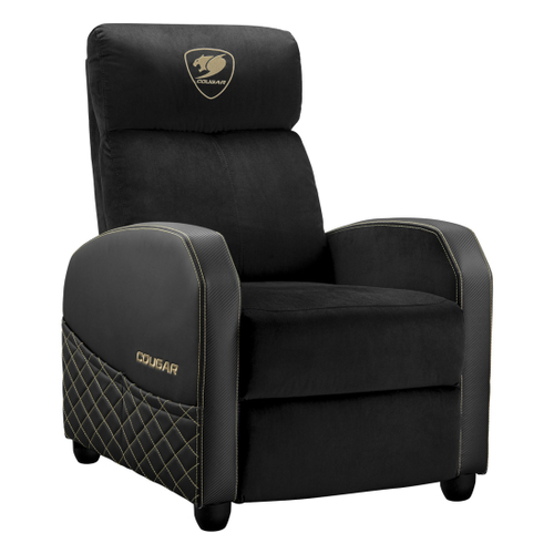 כורסת גיימינג Cougar Ranger Elite Gold - צבע שחור וזהב 