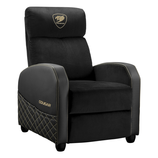 כורסת גיימינג Cougar Ranger Elite Gold - צבע שחור וזהב 
