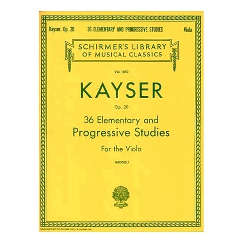 36 ELEMENTARY & PROGRESSIVE STUDIES, OP. 20 – BOOK 1