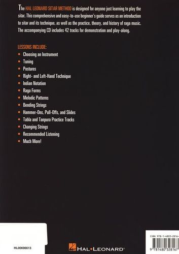 ספר לימוד לסיטאר Hal Leonard Sitar Method