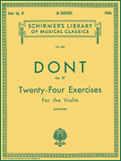 24 EXERCISES, OP 37 VIOLIN METHOD
