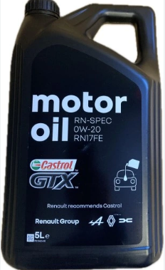 ‏שמן מנוע Castrol GTX RN-SPEC 0W-20 RN17FE | ‏5 ליטר