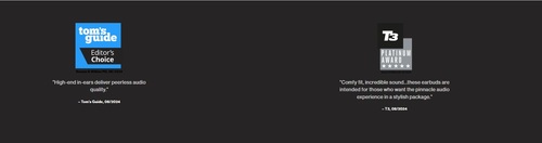 אוזניות True Wireless בתוך האוזן מבית Bowers&Wilkins דגם Pi8