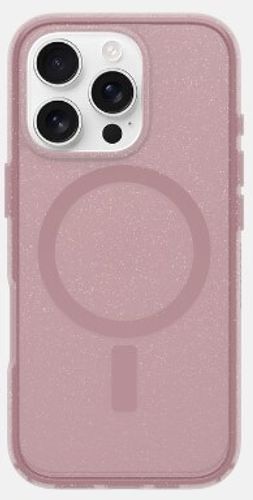 מגן אייפון iPhone 16 Pro OtterBox Symmetry MagSafe שקוף ורוד נצנצים