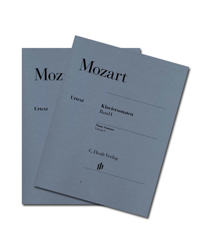 ספר תווים Mozart Piano Sonatas Volumes 1+2