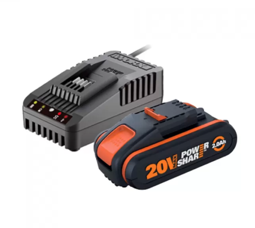 גוזם גדר חיה נטען 20V WORX WG261E.9 | סוללה + ומטען |