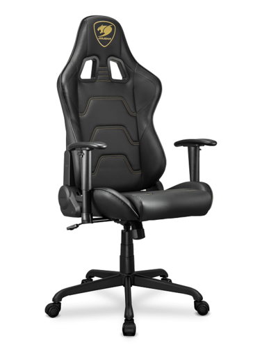 כיסא גיימינג COUGAR Armor Elite Royal שחור וזהב - מבט קדמי