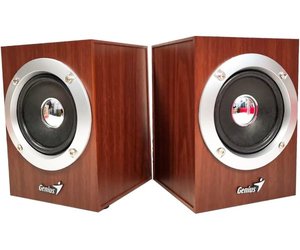 רמקולים Genius SP-HF280 2.0 Wooden Speakers USB POWER PL3.5
