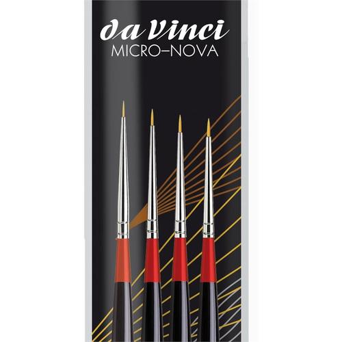 סט 4 מכחולים דקים  DA VINCHI MICRO NOVA 4270