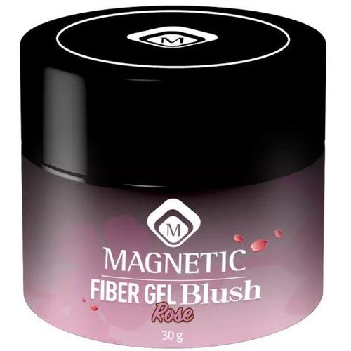 ג'ל בניה פייבר ורוד בהיר 30 גר' מגנטיק Fiber Gel Blush Rose