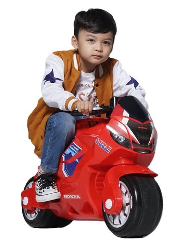 בימבה אופנוע הראשון שלי HONDA עם אפקטים קוליים לגיל שנתיים ומעלה - אדום