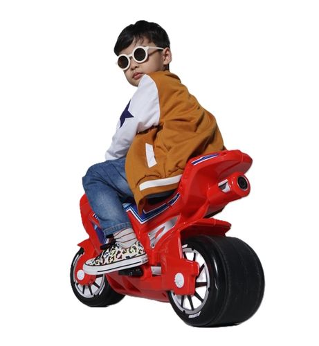בימבה אופנוע הראשון שלי HONDA עם אפקטים קוליים לגיל שנתיים ומעלה - אדום
