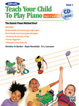 ספר לימוד Alfred's Teach Your Child to Play Piano, Book 1