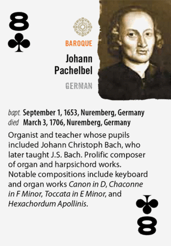 Alfred's Music Playing Cards: Classical Composers