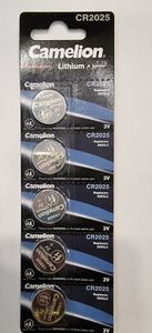 מארז 5 סוללות CAMILION CR2025