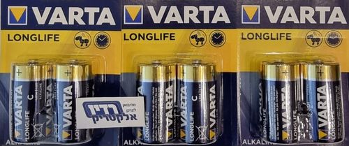 מארז 6 סוללות VARTA C LR14