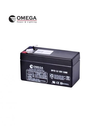 מצבר עופרת  OMEGA 12V 1.3A 