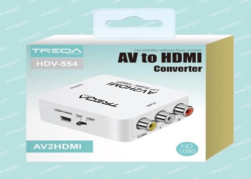  מתאם AV TO HDMI 