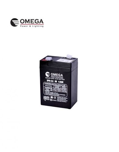 מצבר עופרת OMEGA 6V 4.5A  