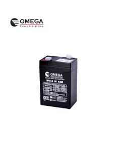 מצבר עופרת OMEGA 6V 4.5A
