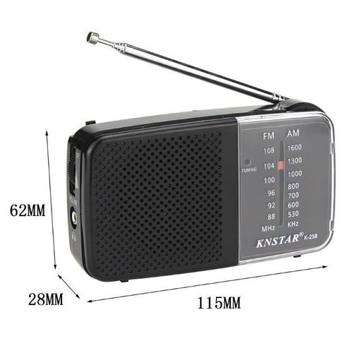 רדיו טרנזיסטור סוללות KNSTARB K-258 AA 