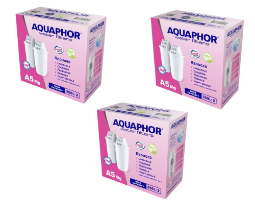6 פילטרים מסננים AQUAPHOR A5