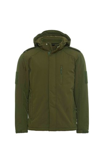 סופטשל צבאי עם כובע וסקוץ' לפאץ' ARMY HOODED SOFTSHELL SPARTA PRO 