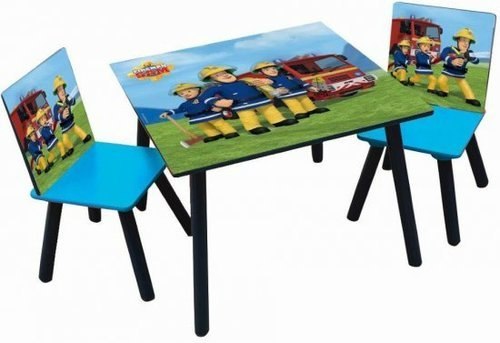 סט ישיבה שולחן + 2 כסאות מעץ לילדים | סמי הכבאי