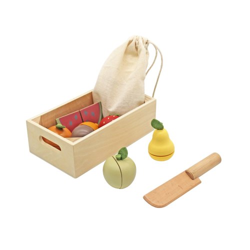 סלסלת פירות מעץ לילדים | בית העץ