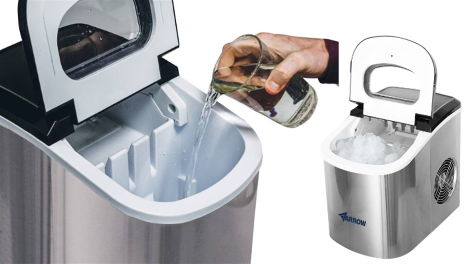 מכונת קרח ביתית ניידת מנירוסטה Arrow 0.7Kg