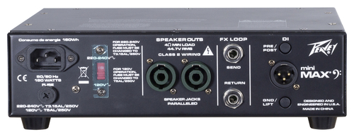 מגבר ראש לבס 600 ואט PEAVEY MiniMAX® 600-Watt Mini Bass Amp Head
