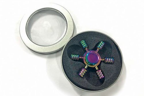 ספינר מתכת באריזת פח