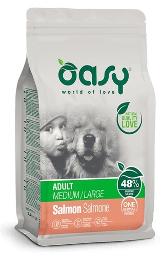 OASY מונו פרוטאין סלמון בוגר   12ק