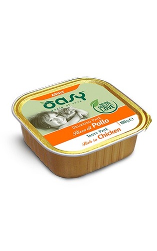 OASY מעדן פטה עוף חתולים 100גר 