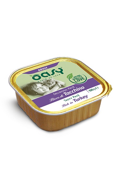 OASY מעדן פטה הודו חתולים 100גר 