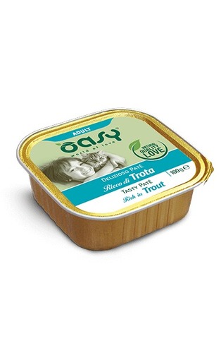 OASY מעדן פטה פורל חתולים 100גר 
