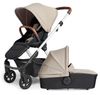 עגלת תינוק Tide עם טיולון דו-כיווני וסל שכיבה גדול ומרווח - בז' Stone