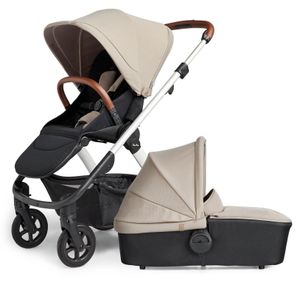 עגלת תינוק Tide עם טיולון דו-כיווני וסל שכיבה גדול ומרווח - בז