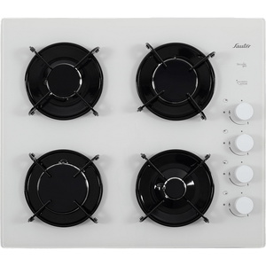 כיריים גז 4 להבות Sauter דגם SHG870W זכוכית לבנה